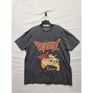 Universal Monsters Dracula Graphic T-Shirt Mens XL Black Acid Wash T003209008